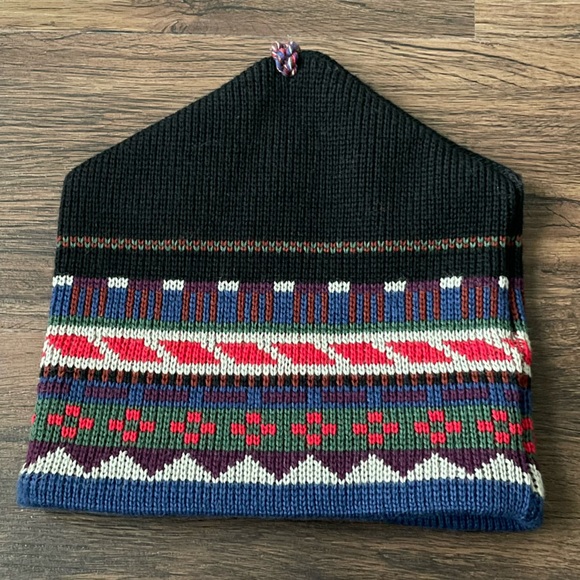 Vintage Jytte Mau Designs Adult Winter Hat 100% Wool Made In USA 1997 - Picture 3 of 4